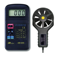 LUTRON AM-4200 DIGITAL ANEMOMETER 