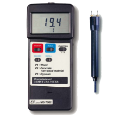 LUTRON MS-7002 CONCRETE/WOOD MOISTURE METER 