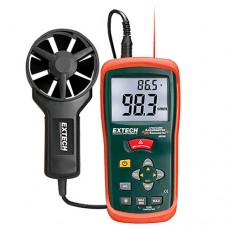 Extech AN200 CCFM/CMM Mini Thermo-Anemometer with Built-In Infrared Thermometer