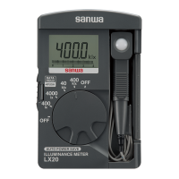 SANWA LX20 ILLUMINANCE METER