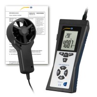 PCE-VA 11-ICA Flow Meter incl. ISO Calibration Certificate