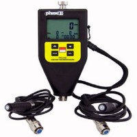 Phase II PTG-3725 Coating Thickness Gauge with External Probes, 1250 um/1 um over 100 um