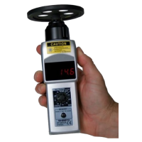 SHIMPO DT-207LR-S12 LED TACHOMETER WITH LASER SENSOR AND CONTACT ADAPTER