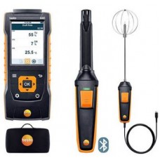 Testo 440-IAQ-KIT (0563 4408) Bluetooth Indoor Comfort ComboKit with 440 Air Velocity and IAQ Measuring Instrument